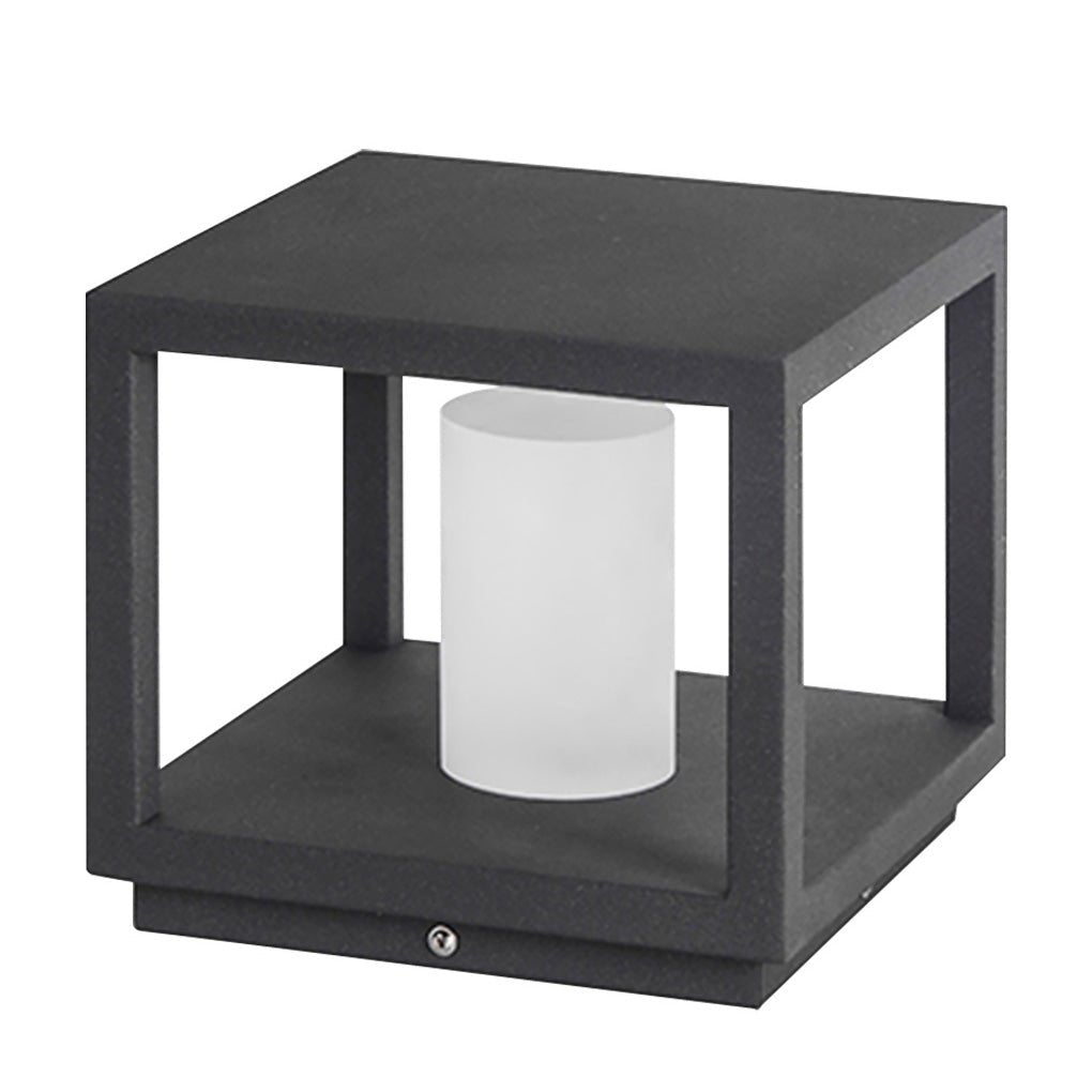 Solar LED Outdoor Post Light – Aluminum & Acrylic Landscape Lamp