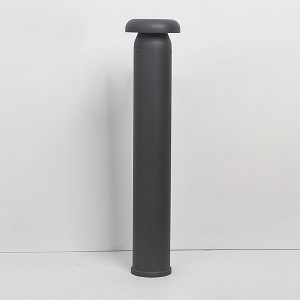 Modern Cylinder Bollard LED Garden Light Aluminum Landscape Path
