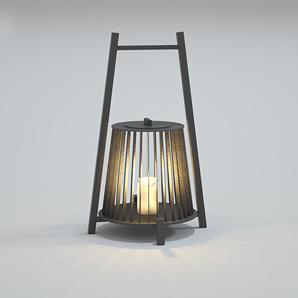 Waterproof LED Outdoor Lantern with Handle - Candle Design