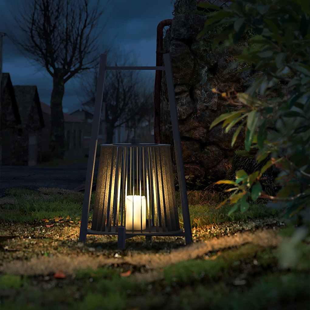 Waterproof LED Outdoor Lantern with Handle - Candle Design