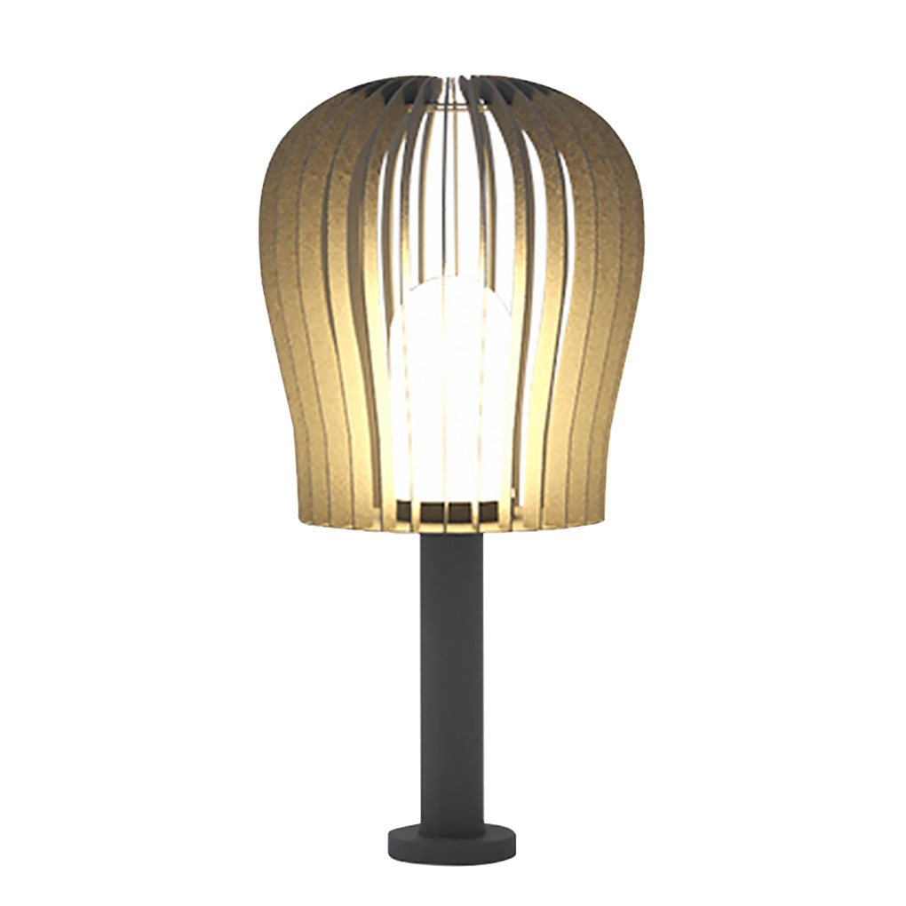 Waterproof LED Garden Post Lamp Cage Design Outdoor Lighting