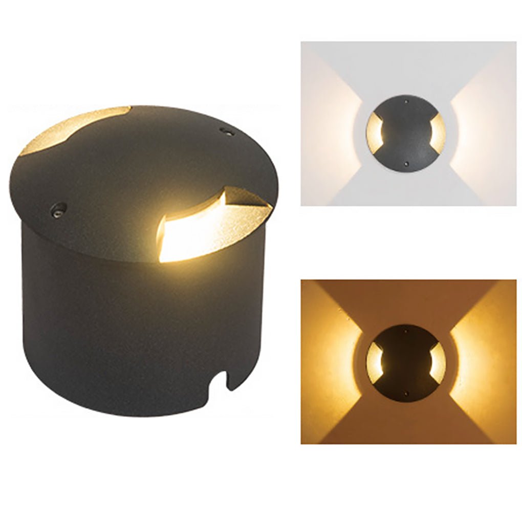 LED Aluminum Cap Light for Garden Stairs, Deck & Pathways