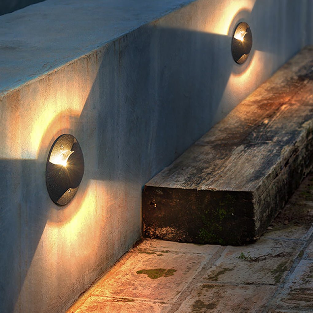 LED Aluminum Cap Light for Garden Stairs, Deck & Pathways