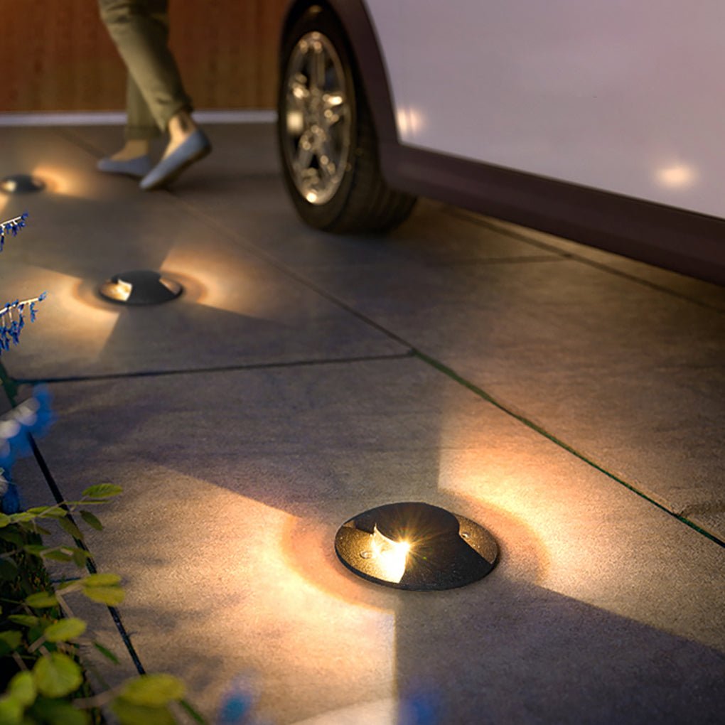 LED Aluminum Cap Light for Garden Stairs, Deck & Pathways