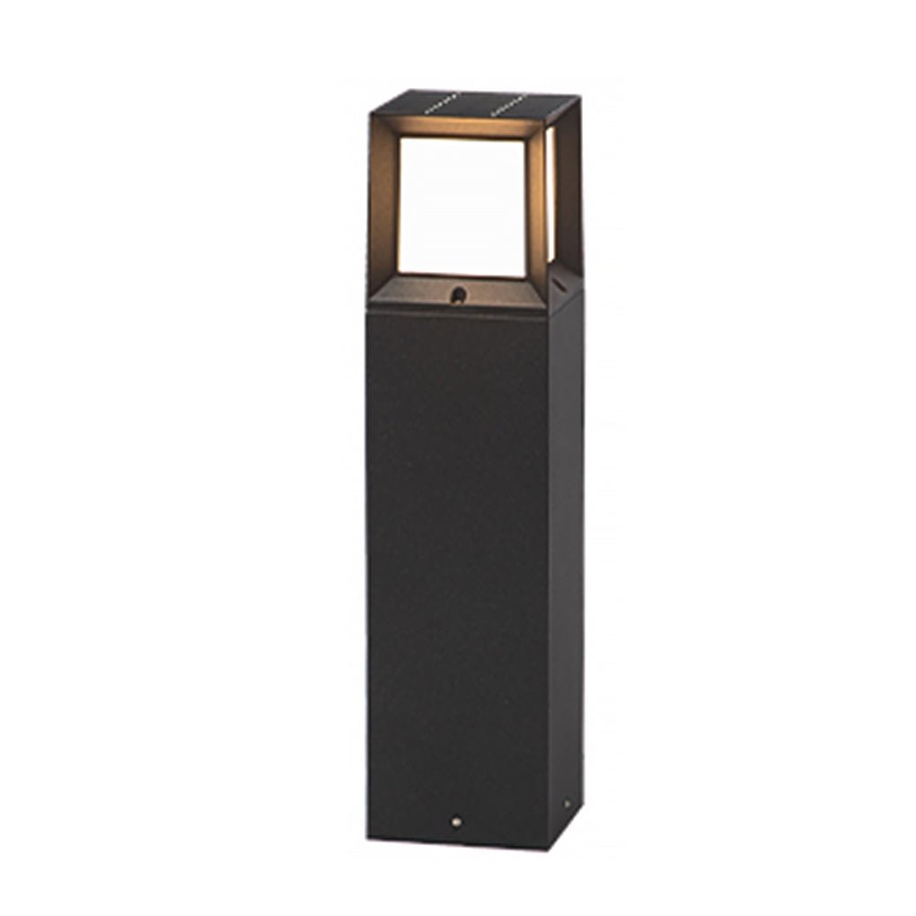 Modern LED Bollard Light Sleek Weatherproof Path Landscape Lighting