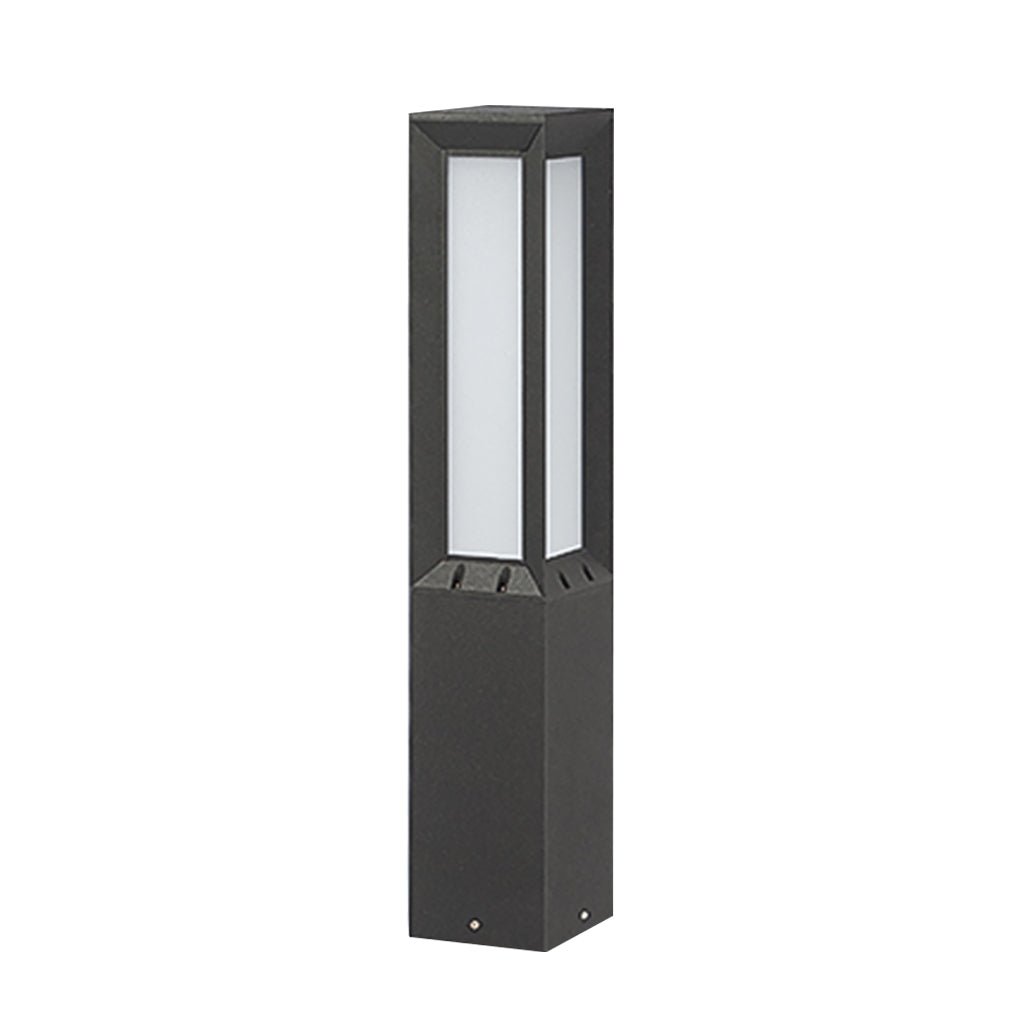 Modern LED Bollard Light Sleek Weatherproof Path Landscape Lighting