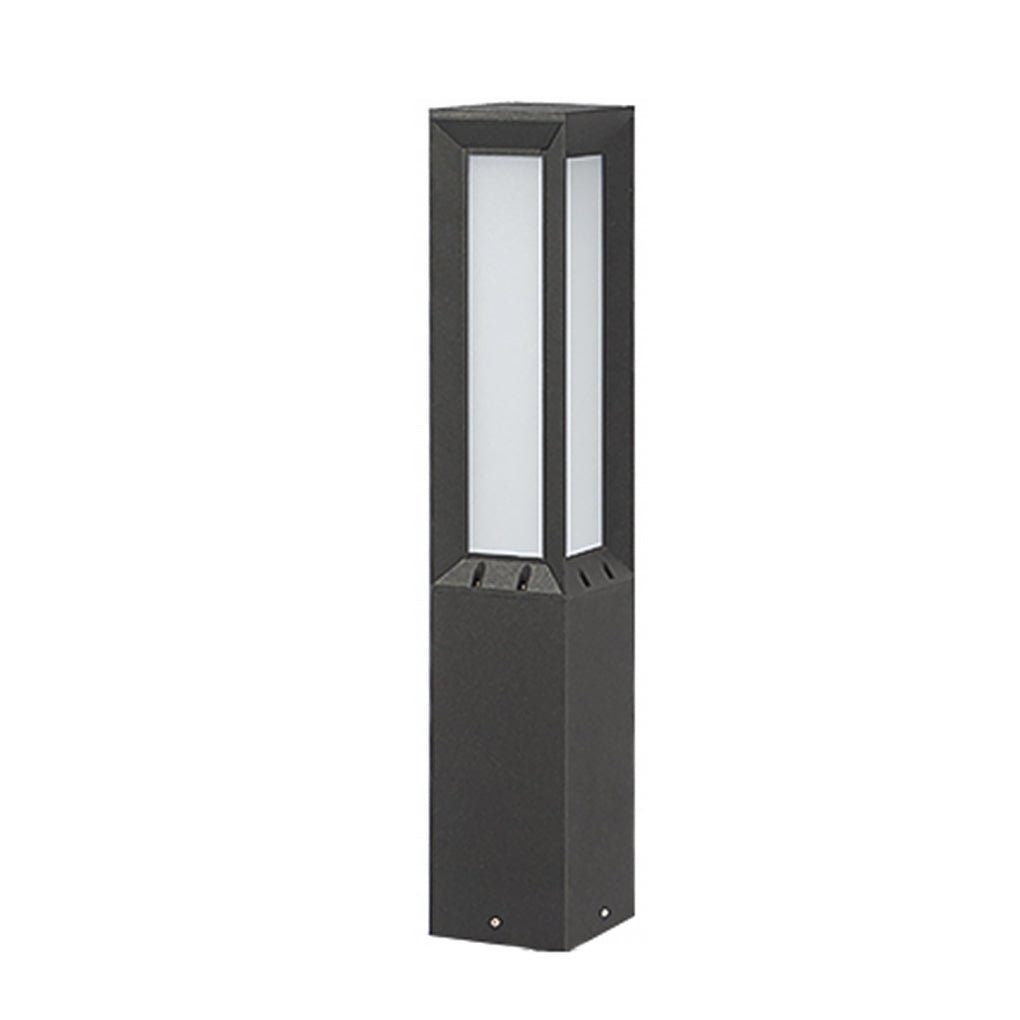 Modern LED Bollard Light Sleek Weatherproof Path Landscape Lighting