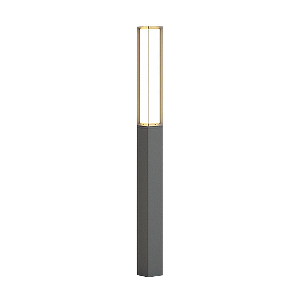 Modern LED Bollard Light Sleek Weatherproof Path Landscape Lighting