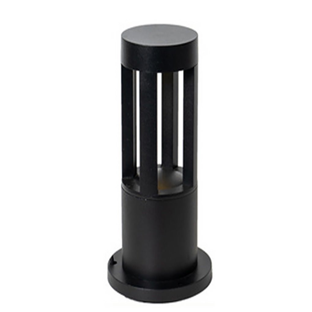 Four-Emitting Black Aluminum Outdoor LED Pathway Bollard Light