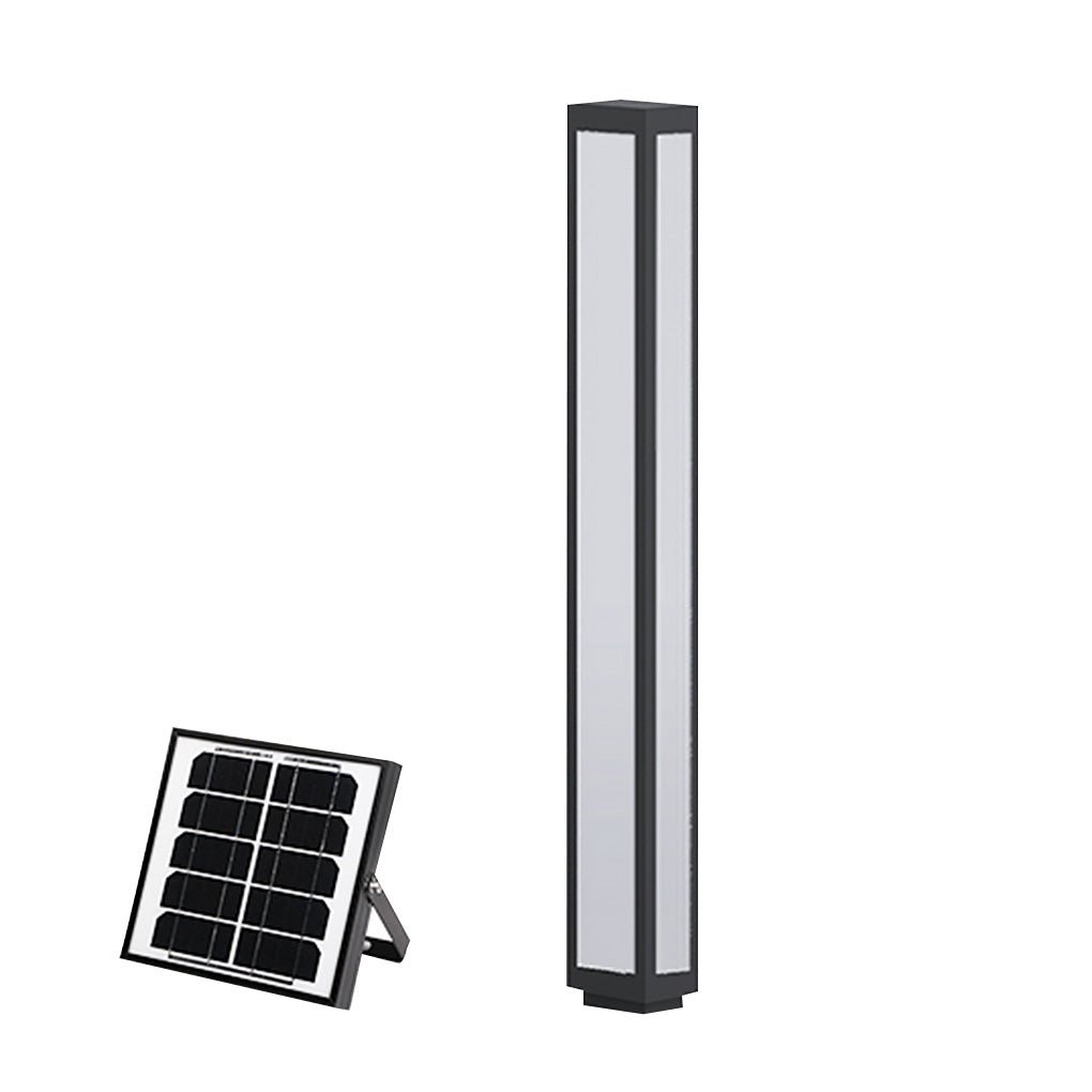 Solar Bollard Light Waterproof Aluminum Outdoor Landscape Lighting