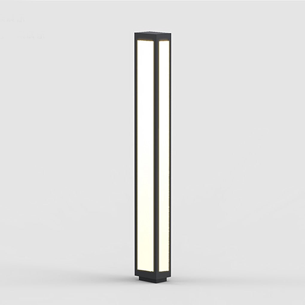 Solar Bollard Light Waterproof Aluminum Outdoor Landscape Lighting