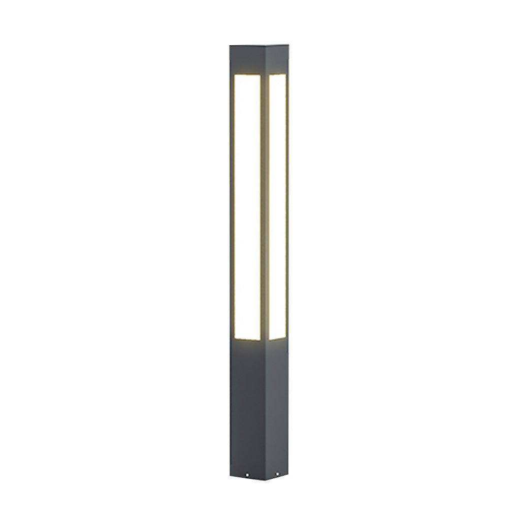 Solar Bollard Light Waterproof Aluminum Outdoor Landscape Lighting