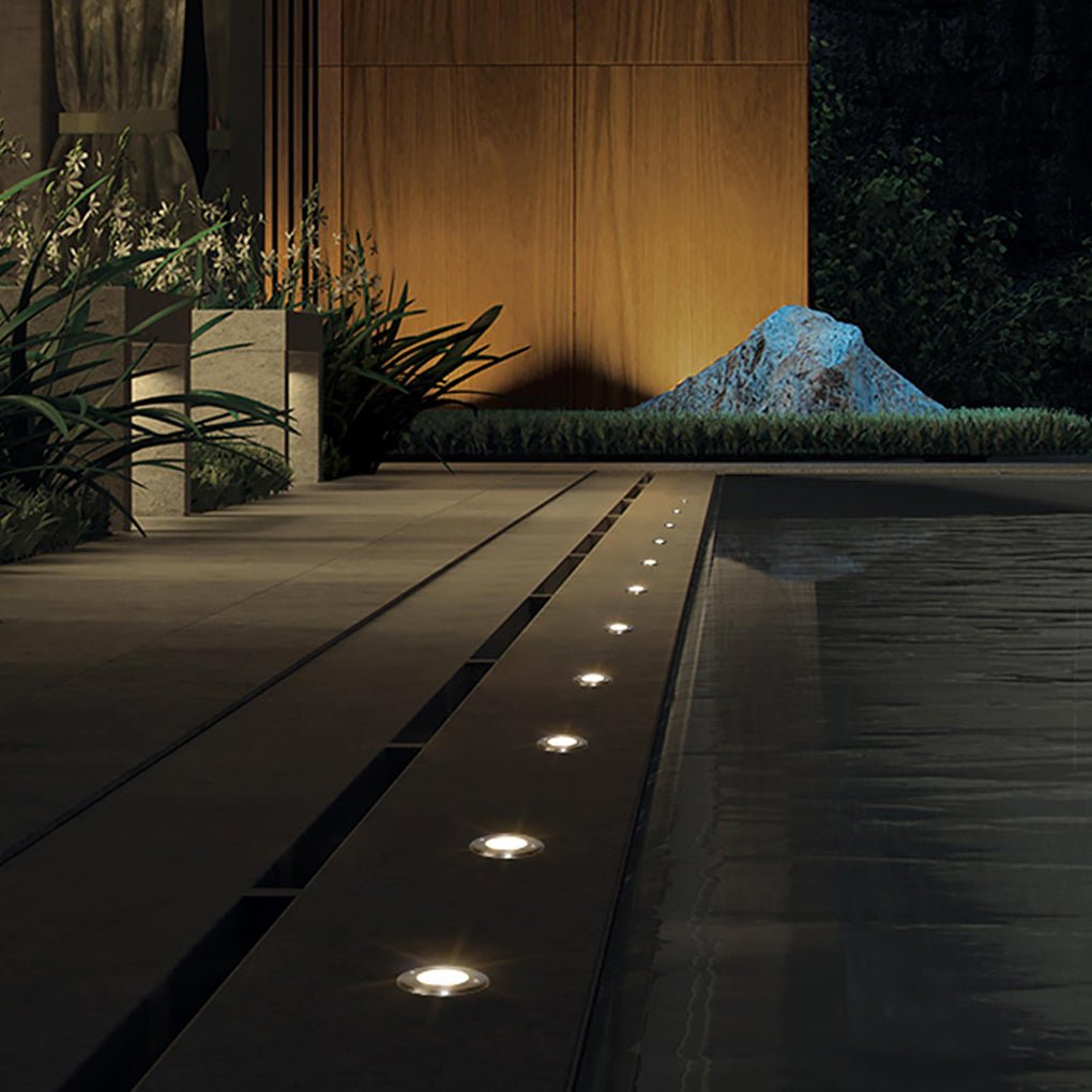 Waterproof LED Recessed Step Light for Deck, Garden & Poolside