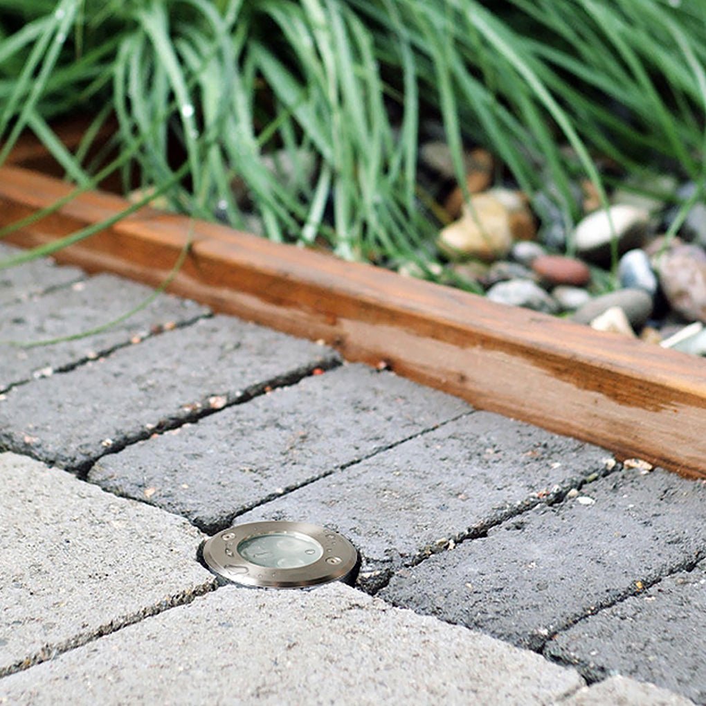 Waterproof LED Recessed Step Light for Deck, Garden & Poolside