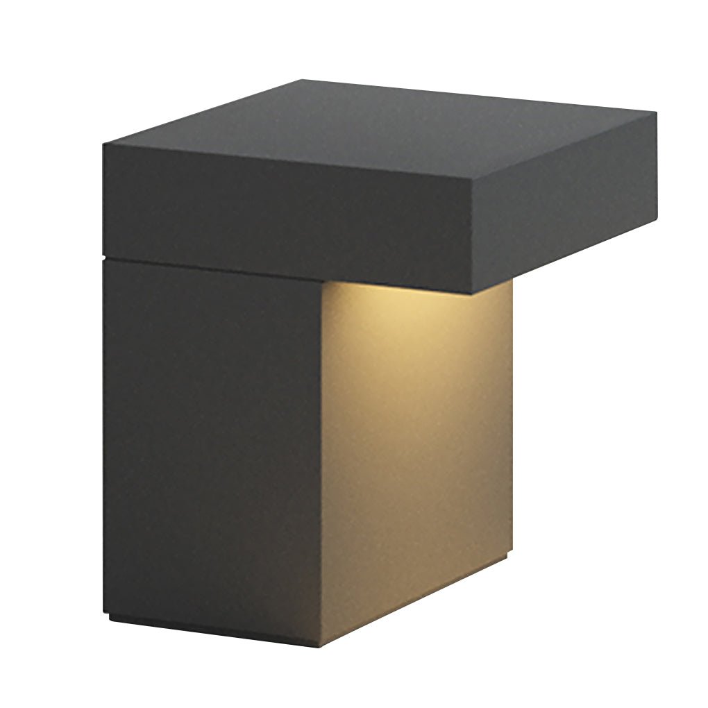 Modern Minimalist LED Outdoor Path Lamp in Gray Hardware
