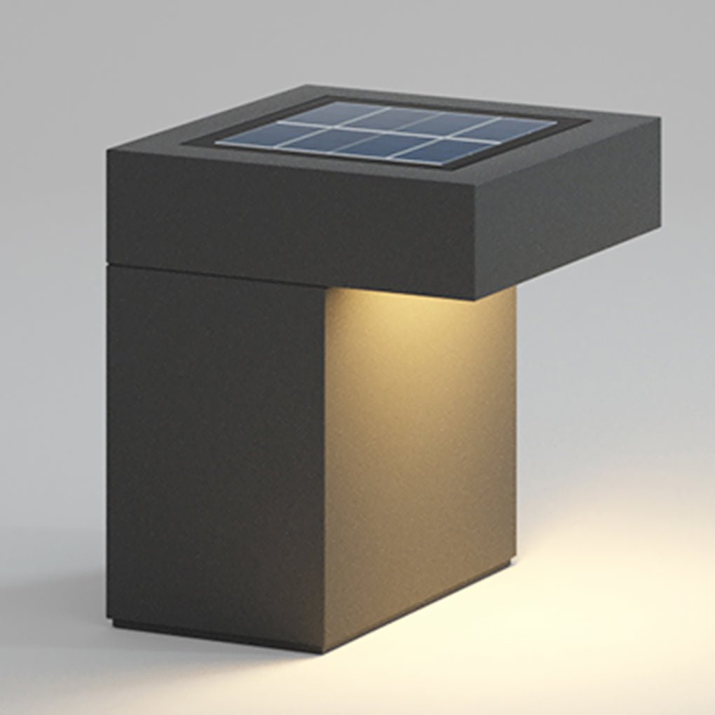 Modern Minimalist LED Outdoor Path Lamp in Gray Hardware