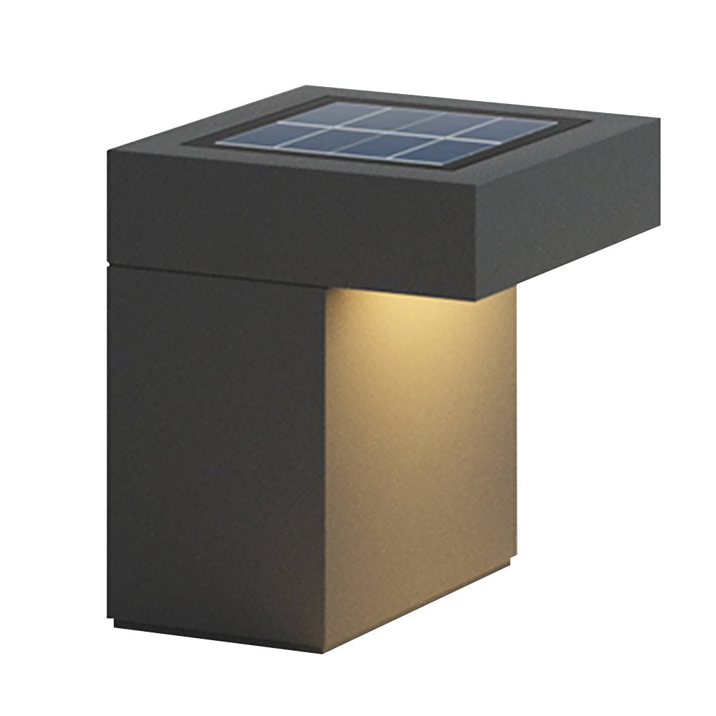 Modern Minimalist LED Outdoor Path Lamp in Gray Hardware