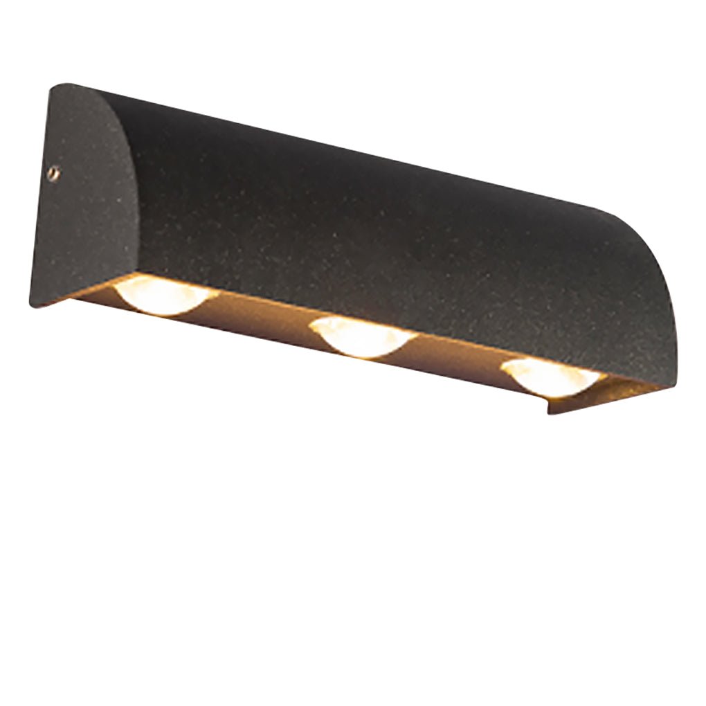 Minimalist LED Outdoor Wall Light – Waterproof Aluminum Black