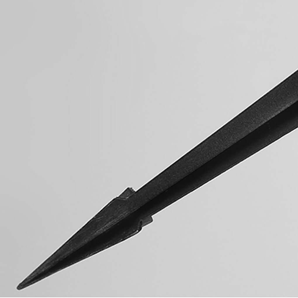 Sleek Black Oval Ring LED Solar Landscape Light Modern Outdoor