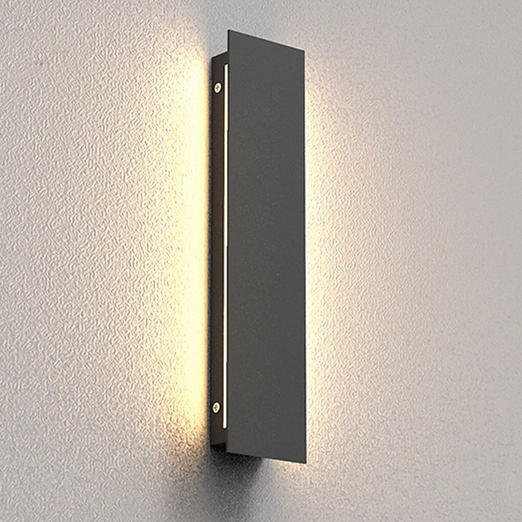 Modern LED Rectangular Outdoor Wall Light - Waterproof IP54