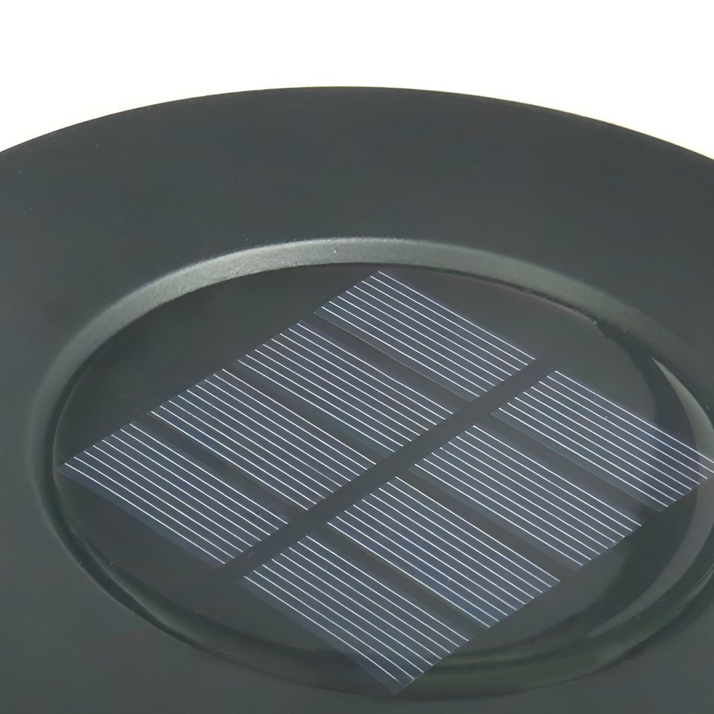 Solar LED Pathway Post Light with Textured Glass Lens