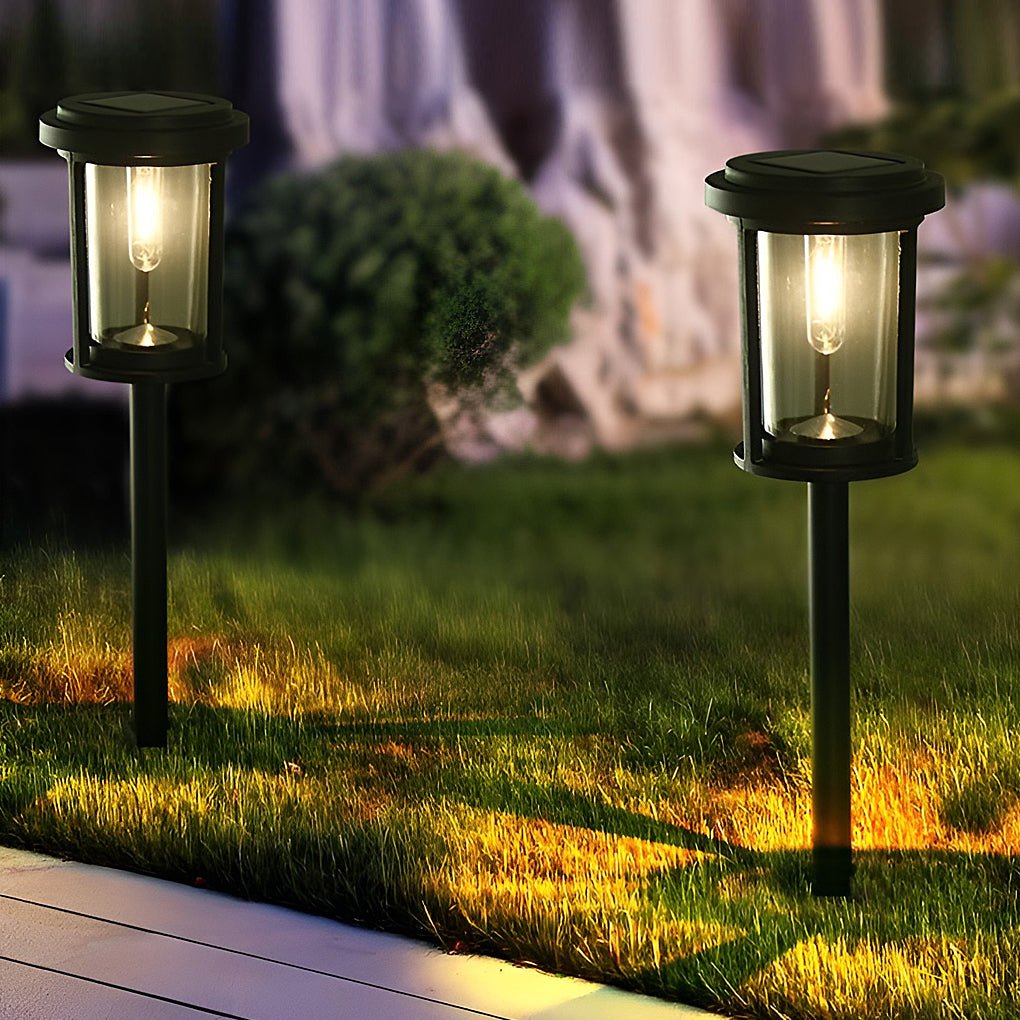 Solar LED Post Light Modern Automatic Outdoor Pathway Lighting