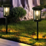 Solar LED Post Light Modern Automatic Outdoor Pathway Lighting