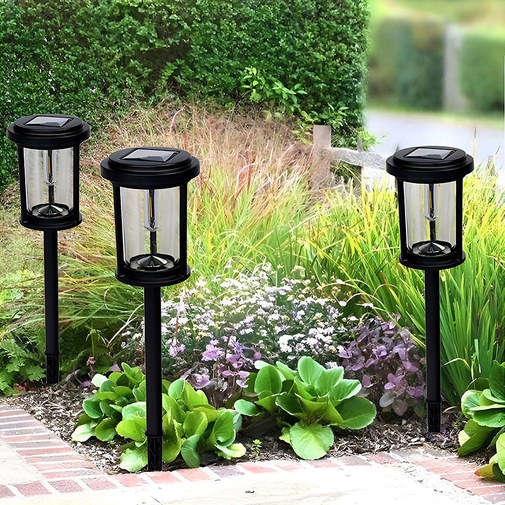 Solar LED Post Light Modern Automatic Outdoor Pathway Lighting