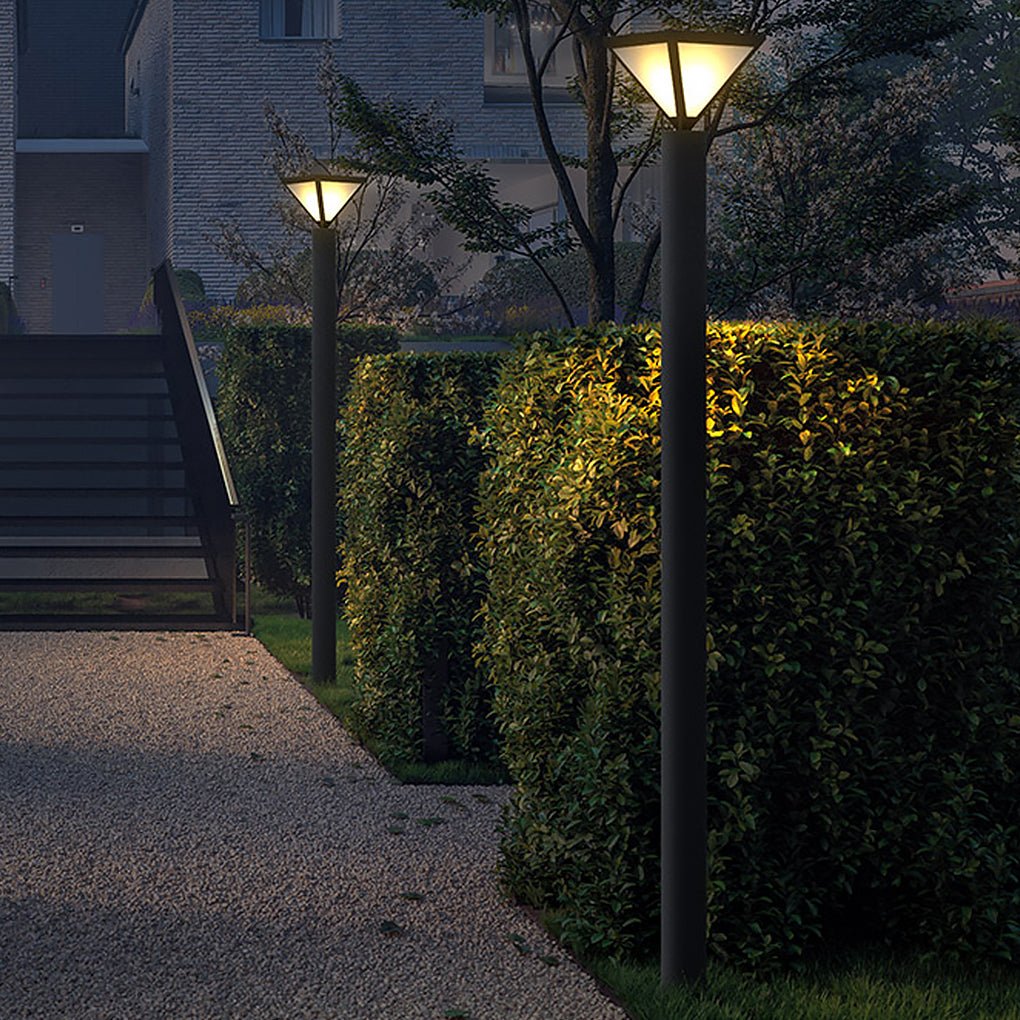 Solar LED Lamp Post Light – Outdoor Waterproof Path Lighting