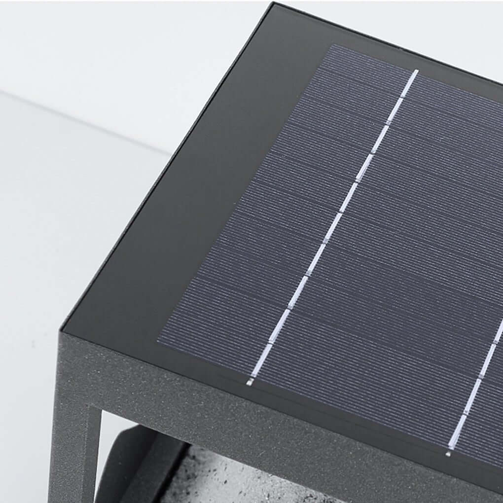 Solar Outdoor Mountain Landscape Post Light Waterproof LED Column