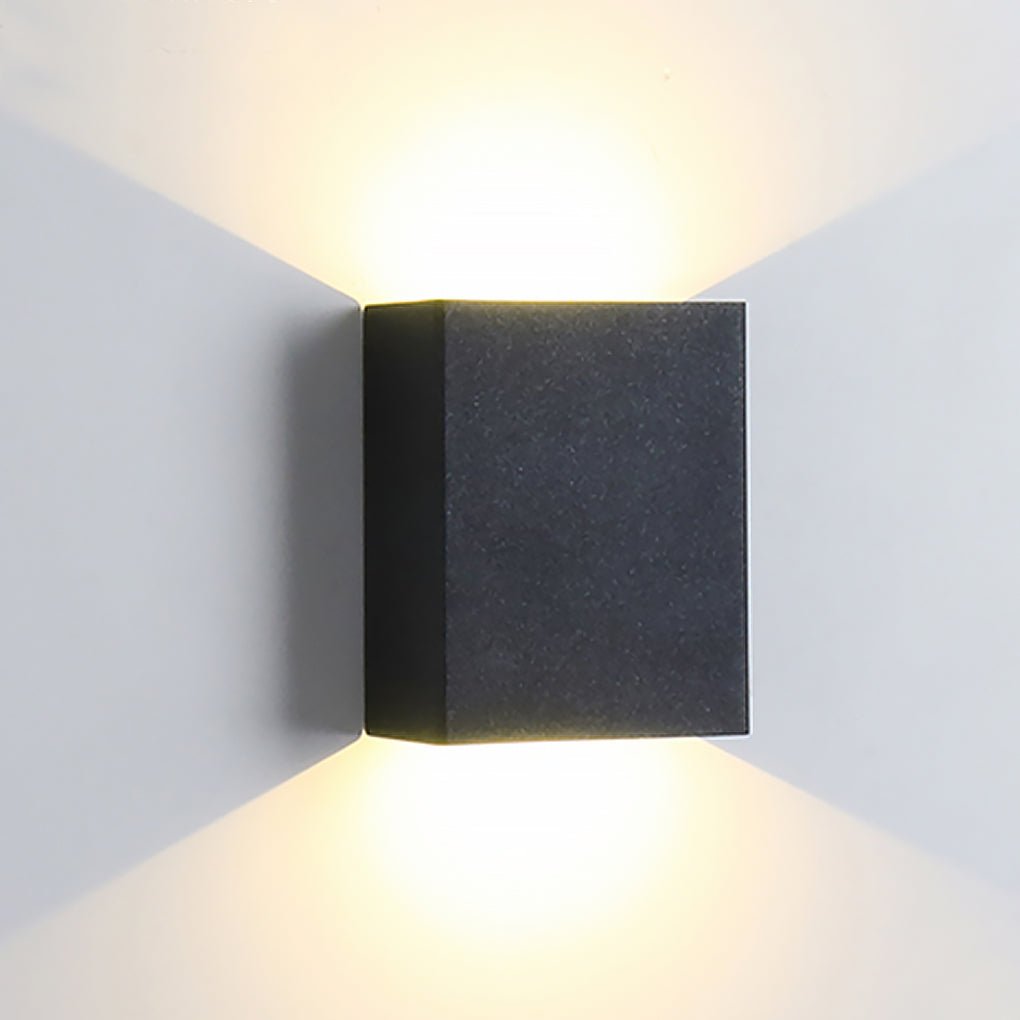 Modern Square LED Up Down Outdoor Wall Light Waterproof IP65