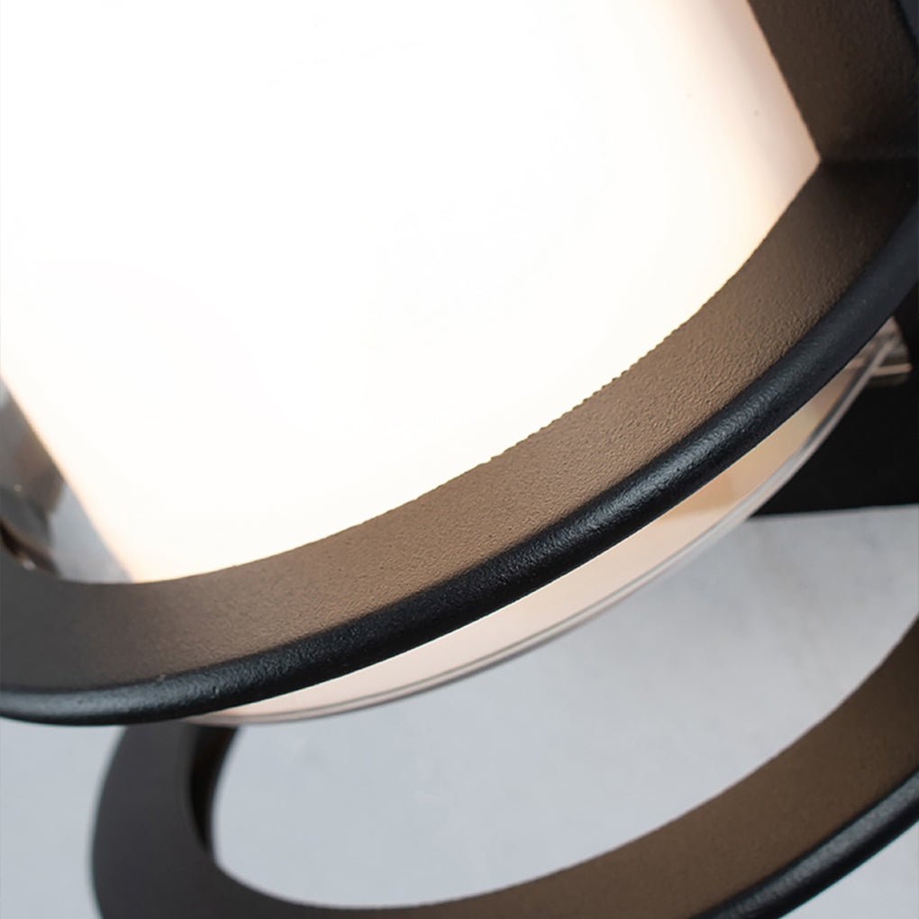 Modern Double-Layer Outdoor Wall Sconce – Aluminum & Acrylic
