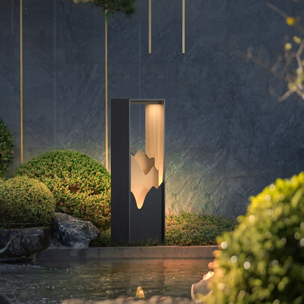 LED Mountain Scenery Path Light – Waterproof Outdoor Landscape