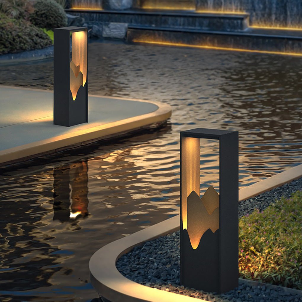 LED Mountain Scenery Path Light – Waterproof Outdoor Landscape