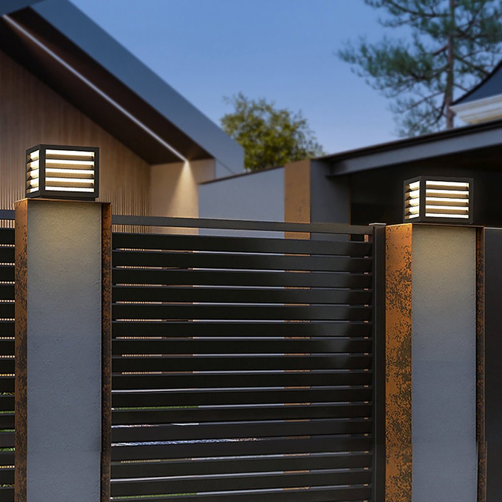 Industrial Solar LED Outdoor Post Light IP54 Waterproof