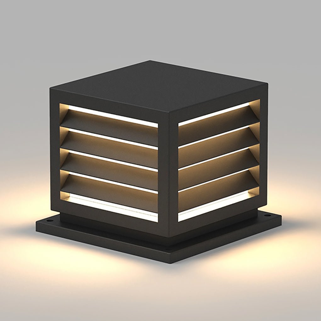 Industrial Solar LED Outdoor Post Light IP54 Waterproof