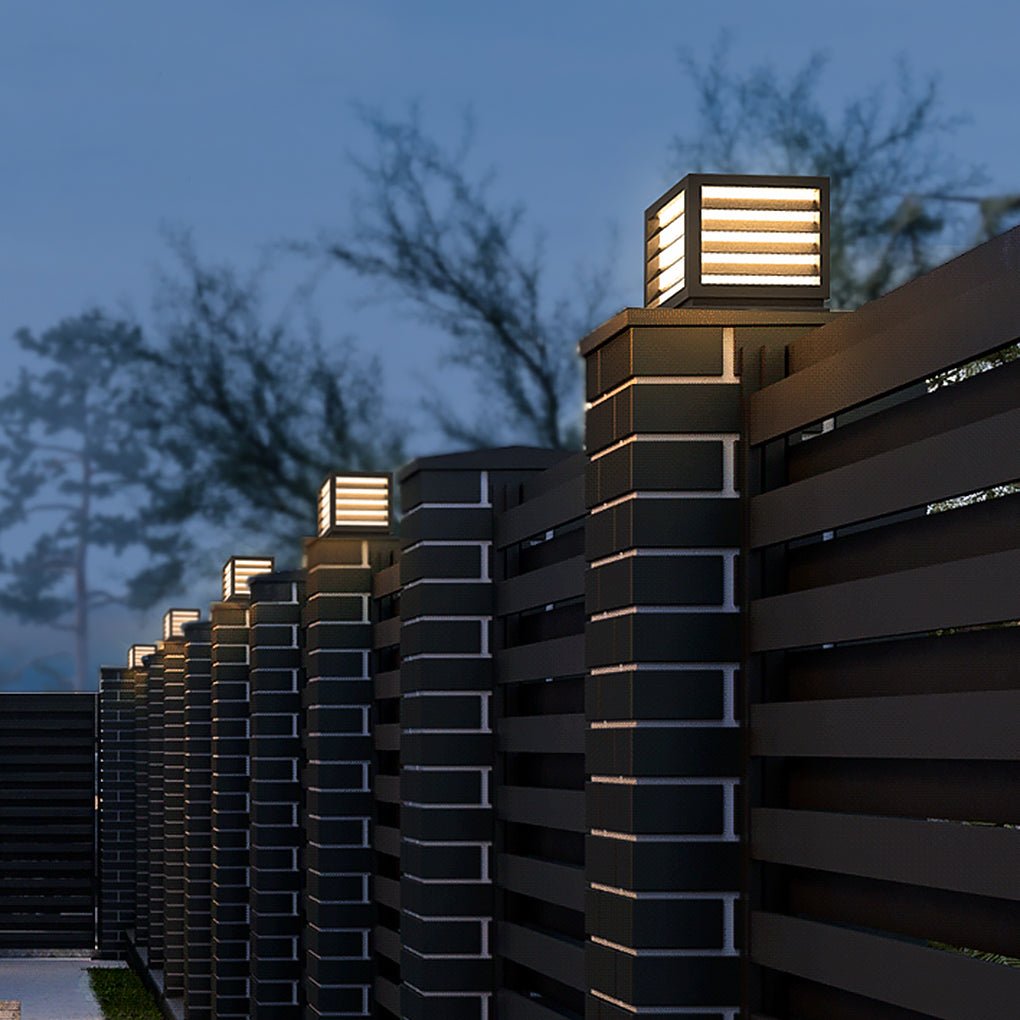 Industrial Solar LED Outdoor Post Light IP54 Waterproof