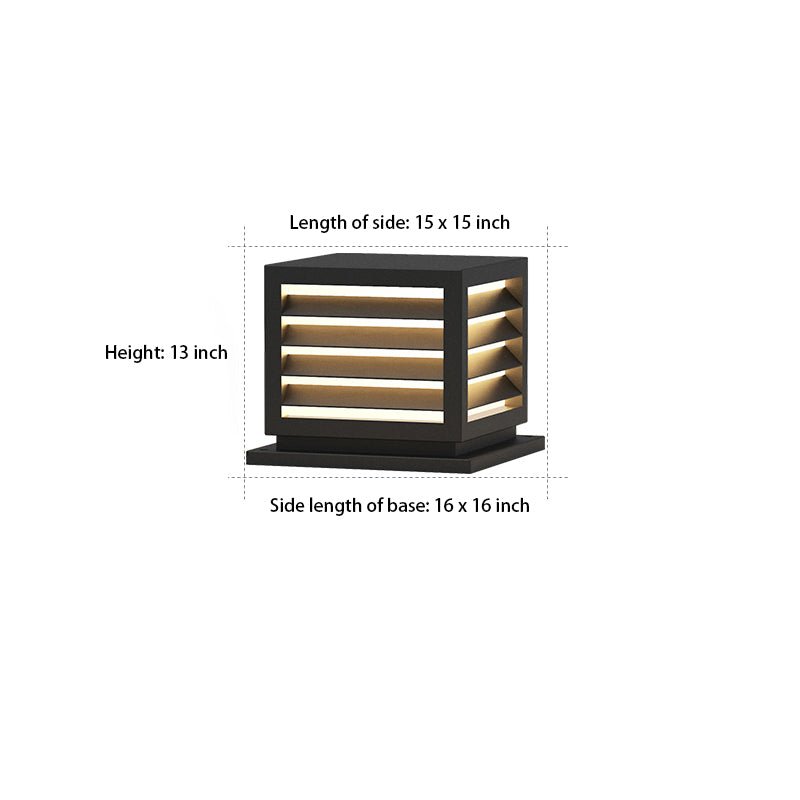 Industrial Solar LED Outdoor Post Light IP54 Waterproof