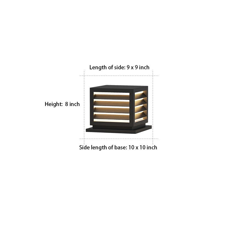 Industrial Solar LED Outdoor Post Light IP54 Waterproof