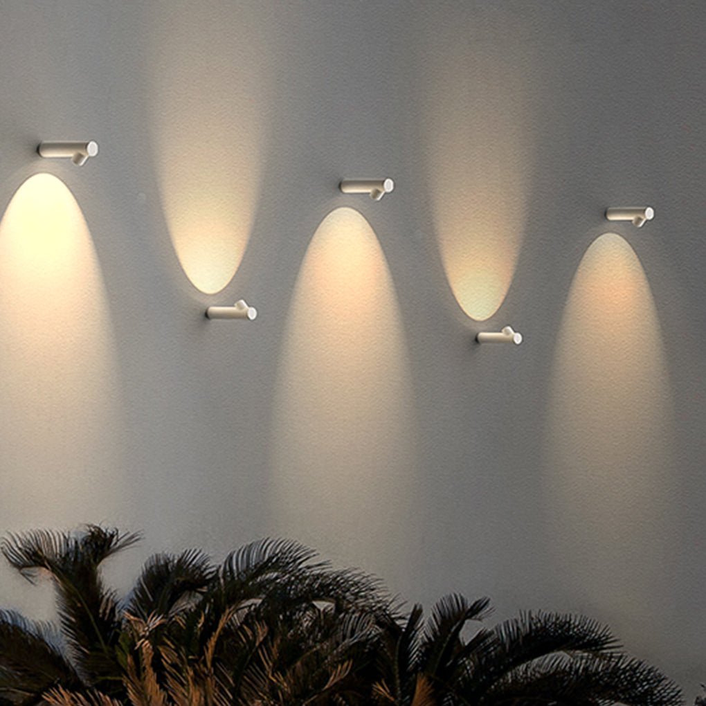Modern LED Outdoor Wall Light – Aluminum & Glass Waterproof Sconce