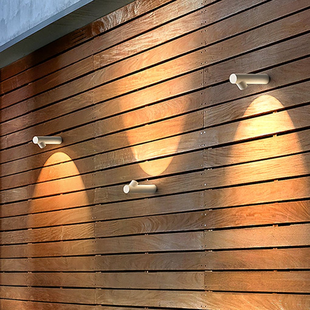 Modern LED Outdoor Wall Light – Aluminum & Glass Waterproof Sconce