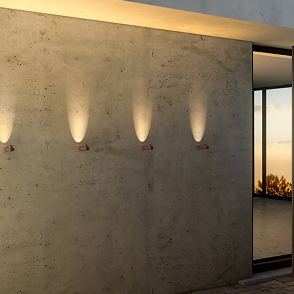 Modern LED Outdoor Wall Light – Aluminum & Glass Waterproof Sconce