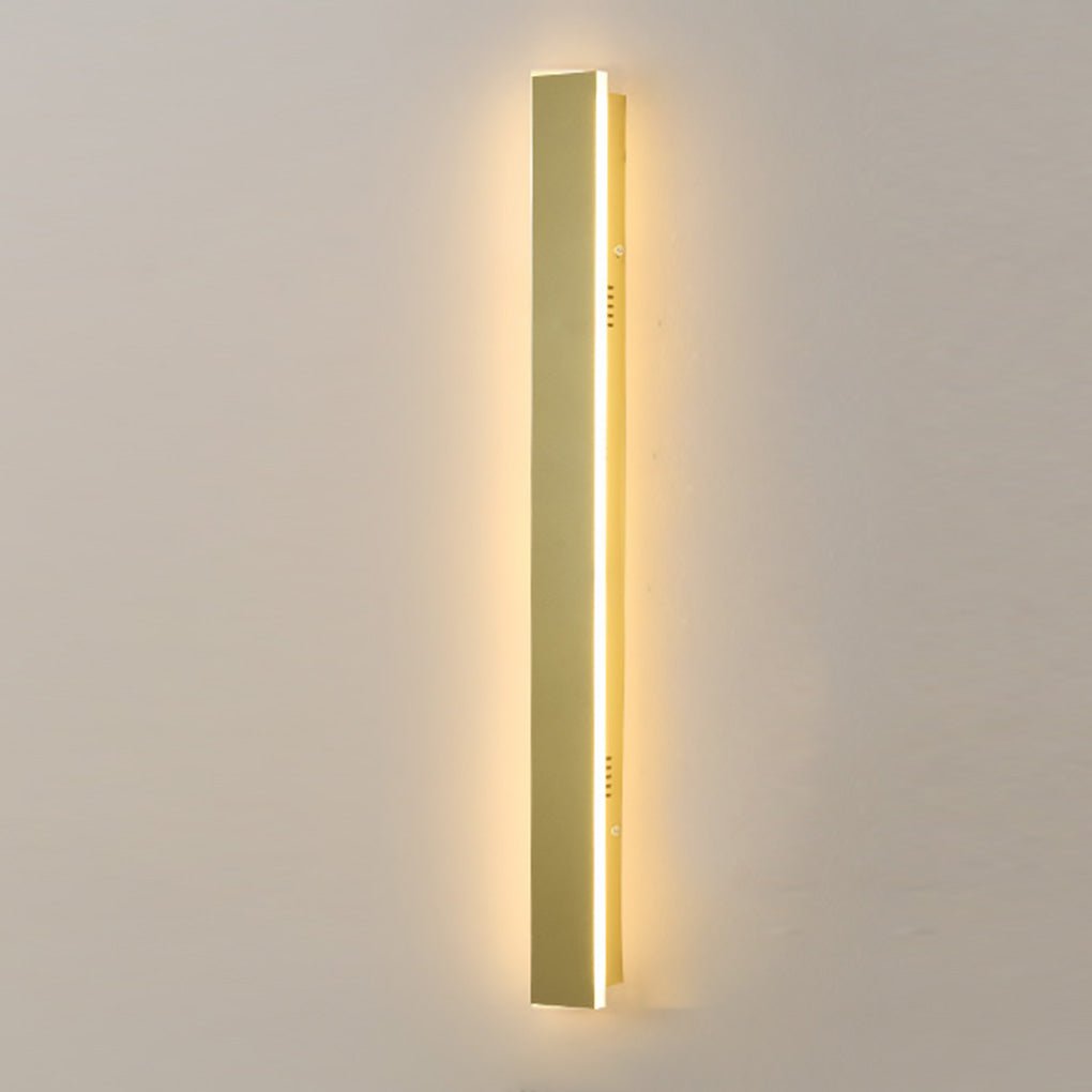 Modern Linear LED Outdoor Wall Light - Waterproof & Rust-Proof
