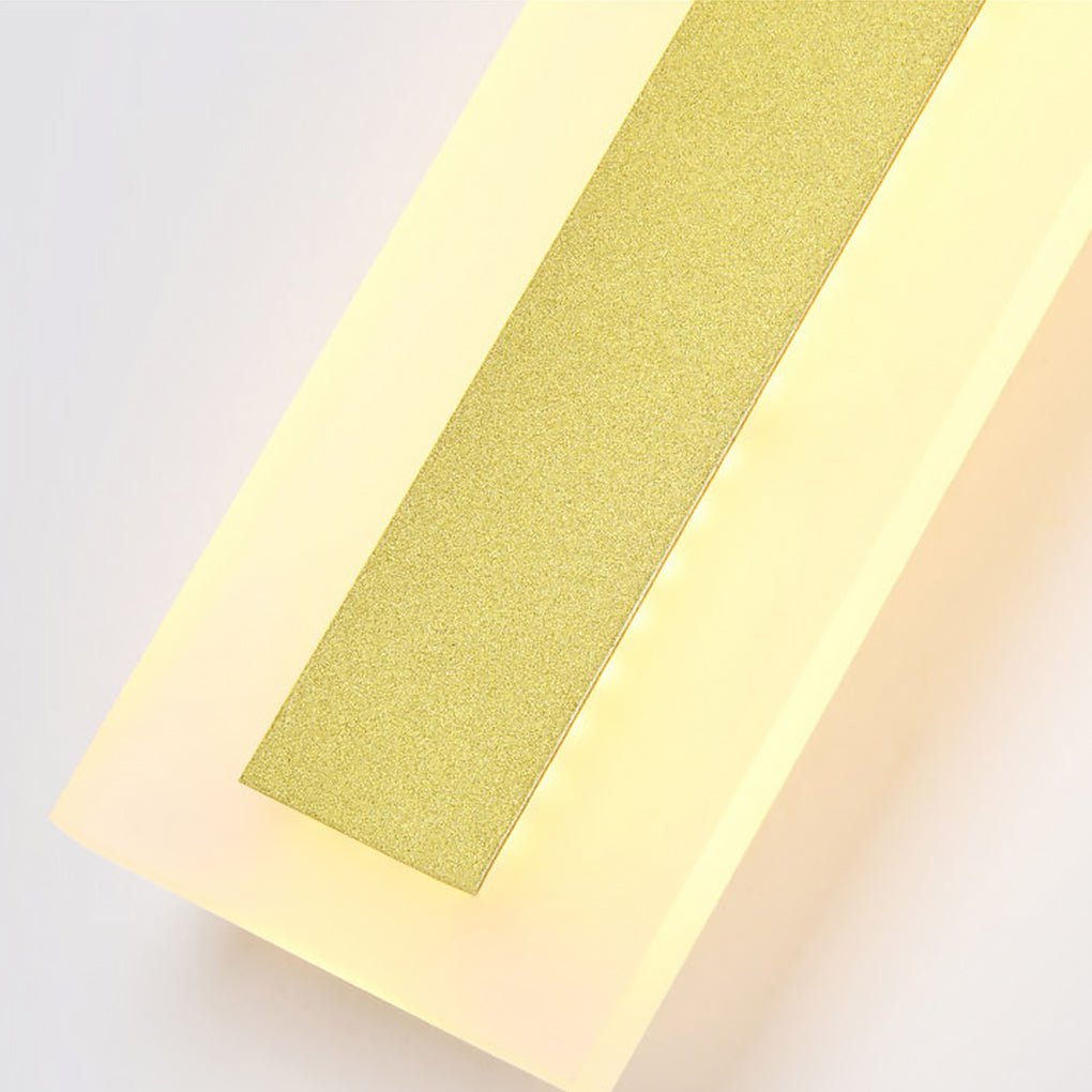 Modern Linear LED Outdoor Wall Light - Waterproof & Rust-Proof