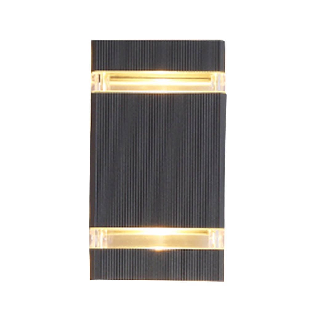 Modern Waterproof LED Outdoor Wall Sconce - Up & Down Light