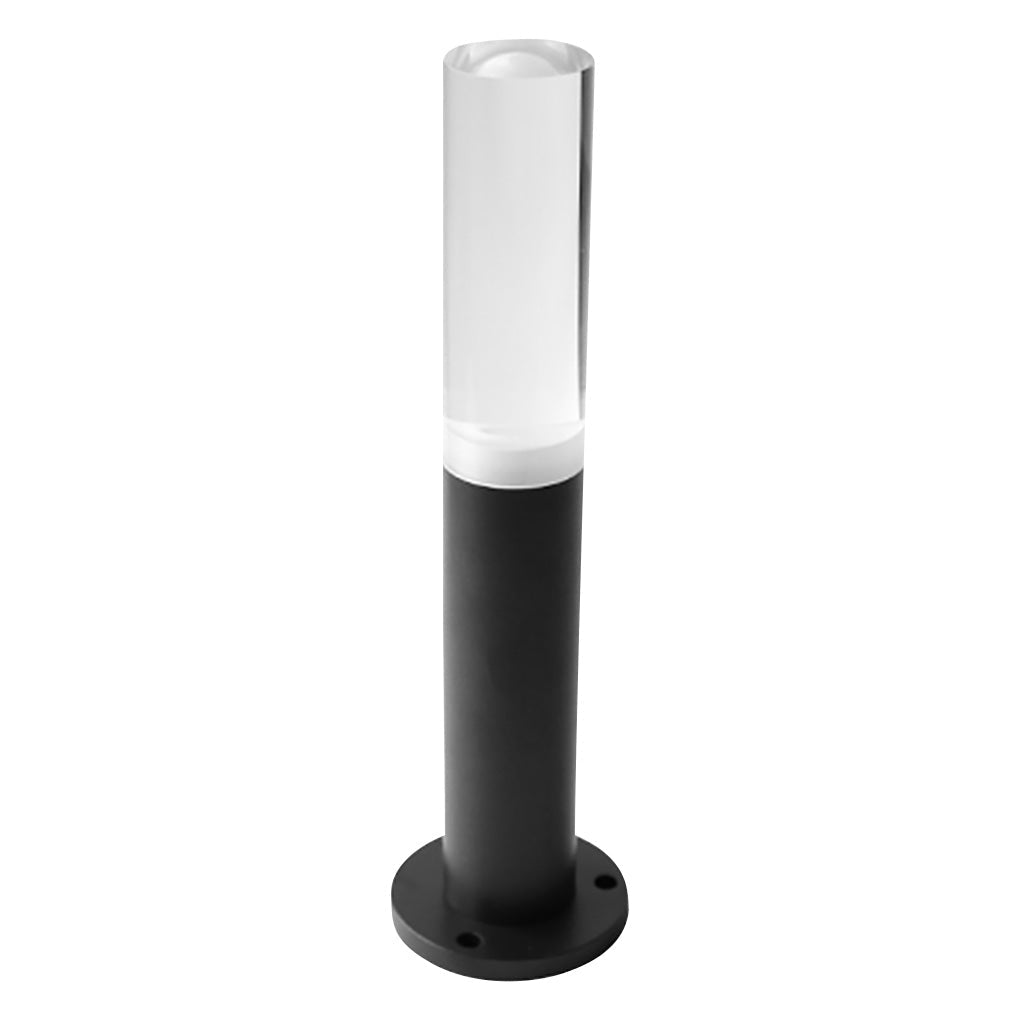 Modern Acrylic Aluminum Pathway Bollard Light - Waterproof LED