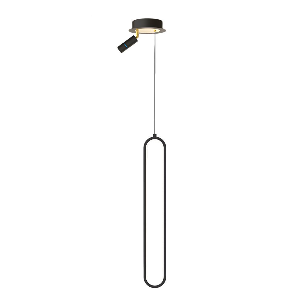 Modern Aluminum LED Pendant Light with Adjustable Spotlights
