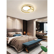 3-Ring Minimalist Acrylic LED Flush Mount Ceiling Light