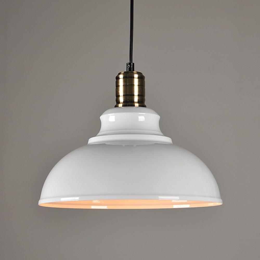 Industrial Metal Pendant Light with Adjustable Cord