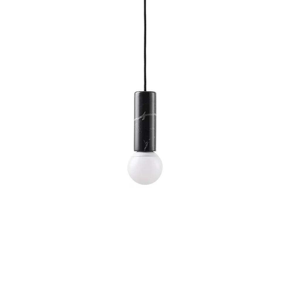 Modern Elongated Ceramic LED Pendant Light - Metal & Ceramic